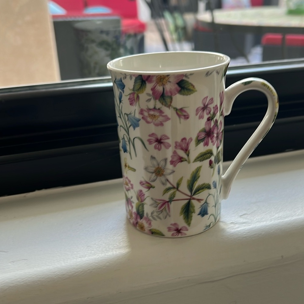 Floral Kent Pottery mug